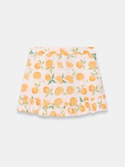 Mint Velvet Orange Print Ruffle Shorts - Image 7 of 8