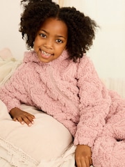 Pink Star Fleece All-In-One (1.5-16yrs) - Image 2 of 7
