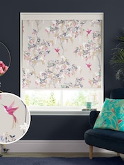 Sara Miller Natural Hummingbird Made to Measure Roller Blinds - Image 1 of 6