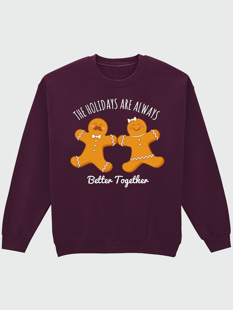 Brands In Holidays Together Christmas Sweatshirt - תמונה 2 מתוך 3 Brands In Holidays Together Christmas Sweatshirt - תמונה 2 מתוך 3