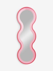 Eleanor Bowmer Pink/Red Ombre Wobble Mirror - Image 4 of 4