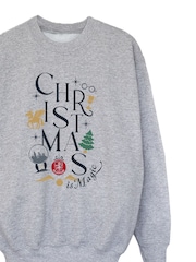 Rags & Rascals Harry Potter Christmas Is Magic Sweatshirt - Imagen 3 de 4