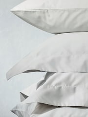 Laura Ashley Set of 2 White 400 Thread Count 100% Cotton Pillowcases - Image 1 of 4