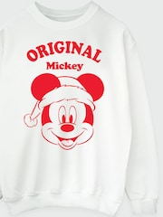 Brands In Disney Mickey Mouse Original Рождественский свитшот - Изображение 3 4