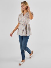 JoJo Maman Bébé Multi Maternity Blouse - Image 2 of 4