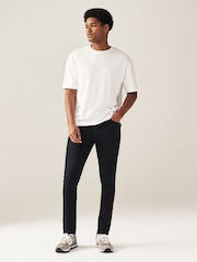Solid Black Super Skinny Fit Classic Stretch Jeans - Image 2 of 9