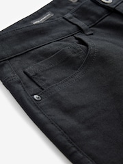 Solid Black Super Skinny Fit Classic Stretch Jeans - Image 8 of 9