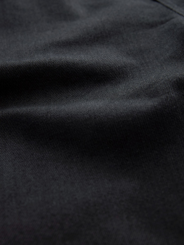 Solid Black Super Skinny Fit Classic Stretch Jeans - Image 9 of 9