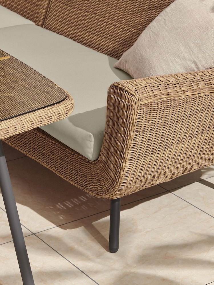 MADE.COM Natural Jonah Garden Corner Dining Set - Image 2 of 7