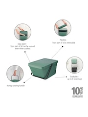 Brabantia Green Stackable Sort & Go Bin - Image 5 of 10