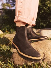 TOMS Dakota Water Resistant Leather with Faux Fur Boots - Image 2 of 7