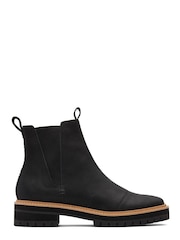 TOMS Dakota Water Resistant Leather with Faux Fur Boots - Image 3 of 7