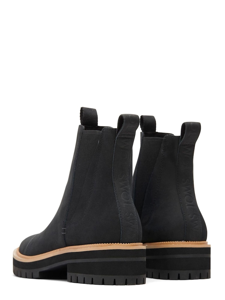 TOMS Dakota Water Resistant Leather with Faux Fur Boots - Image 5 of 7
