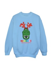 Rags & Rascals Blue Disney Toy Story Roarsome Christmas Sweatshirt - Image 2 of 4