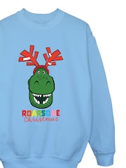 Rags & Rascals Blue Disney Toy Story Roarsome Christmas Sweatshirt - Image 3 of 4