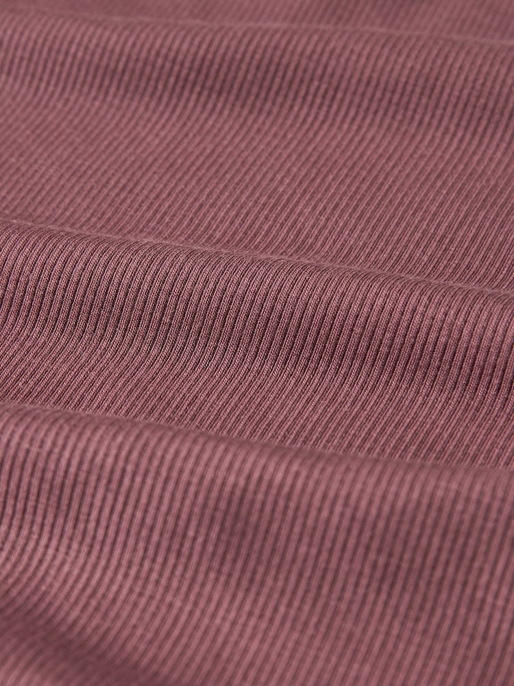 Rosa - Camiseta de manga corta de canalé con diseño suave al tacto con TENCEL™ Lyocell - Imagen 7 de 7