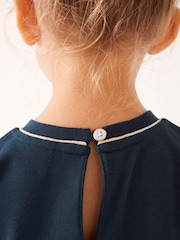 Baker by Ted Baker Navy Mesh Back Sweat Dress - Image 6 of 10