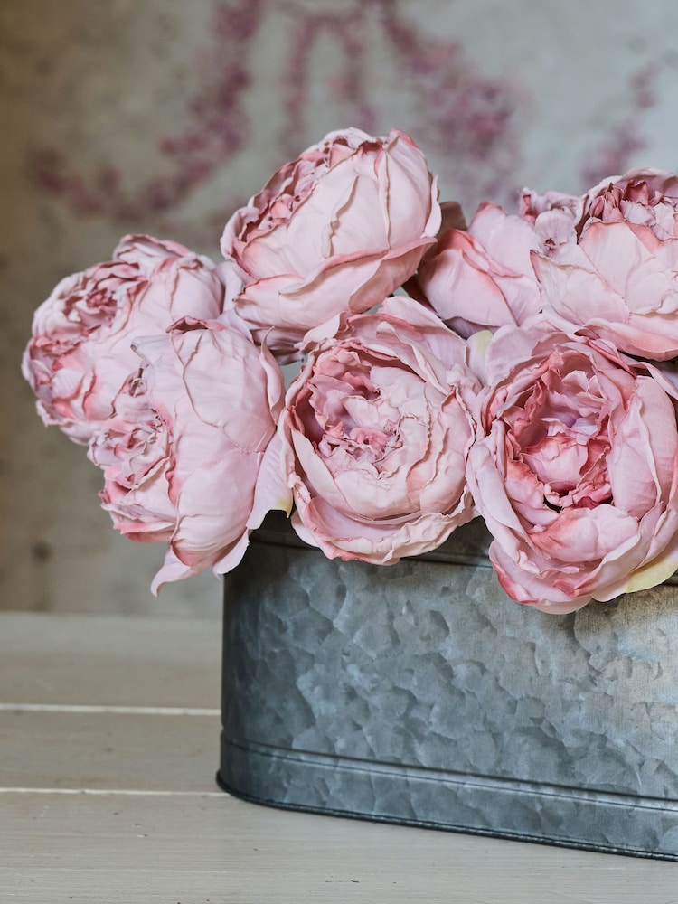 Shabby Chic by Rachel Ashwell® Pale Pink Vintage Rose Trough - Image 2 of 5