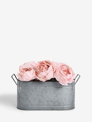 Shabby Chic by Rachel Ashwell® Pale Pink Vintage Rose Trough - Image 4 of 5