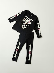 Name It Glow in the Dark Halloween Top & Trousers Set - Imagen 3 de 6