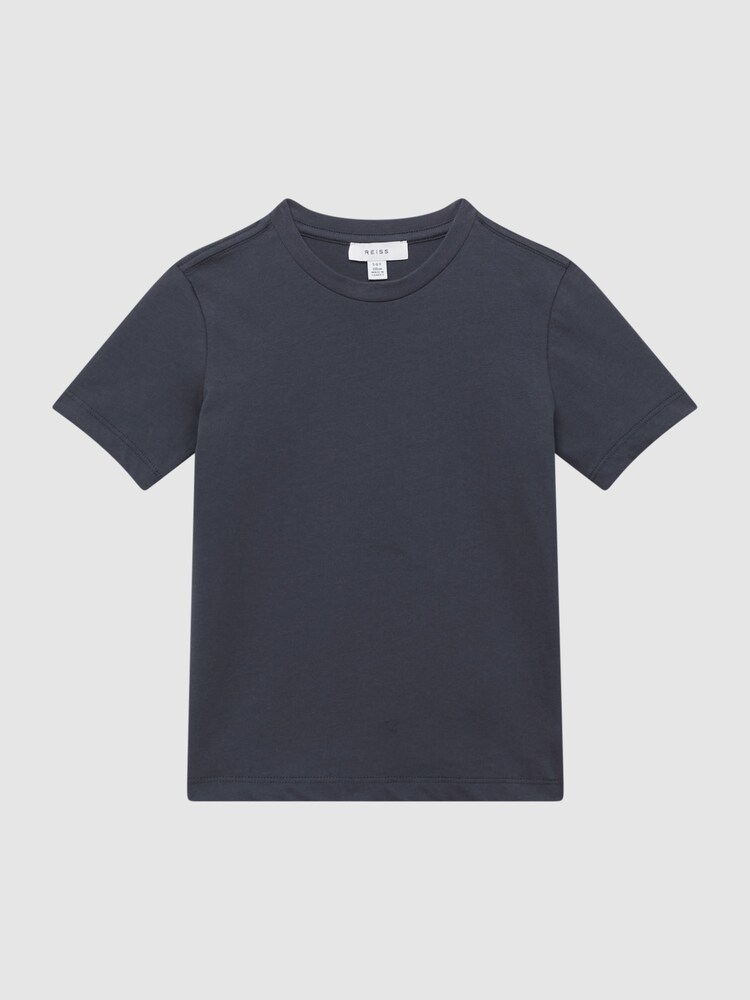 Reiss Airforce Blue Bless Junior Crew Neck T-Shirt - Image 2 of 8