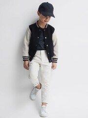 Reiss Airforce Blue Bless Junior Crew Neck T-Shirt - Image 6 of 8