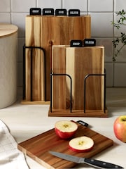 Set of 4 Wood Bronx Chopping Boards - Image 3 of 3