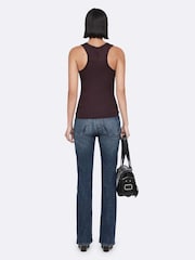 AllSaints Red Teresa Vest - Image 6 of 8