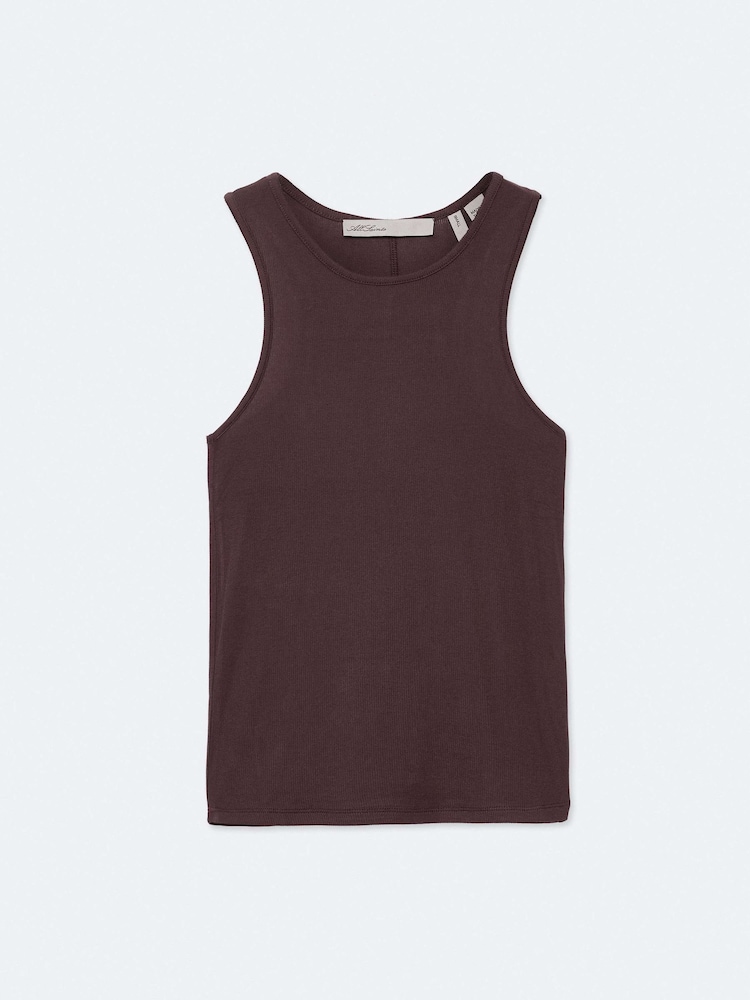 AllSaints Red Teresa Vest - Image 8 of 8