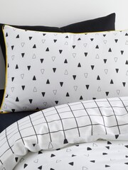 Fusion Black Kite 100% Cotton Duvet Cover Set - Image 3 of 4