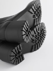 Black Forever Comfort® Block Heel Chunky Knee High Boots - Image 4 of 6