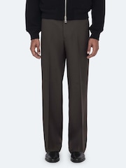AllSaints Brown York Trousers - Image 1 of 8