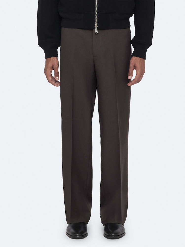 AllSaints Brown York Trousers - Image 1 of 8