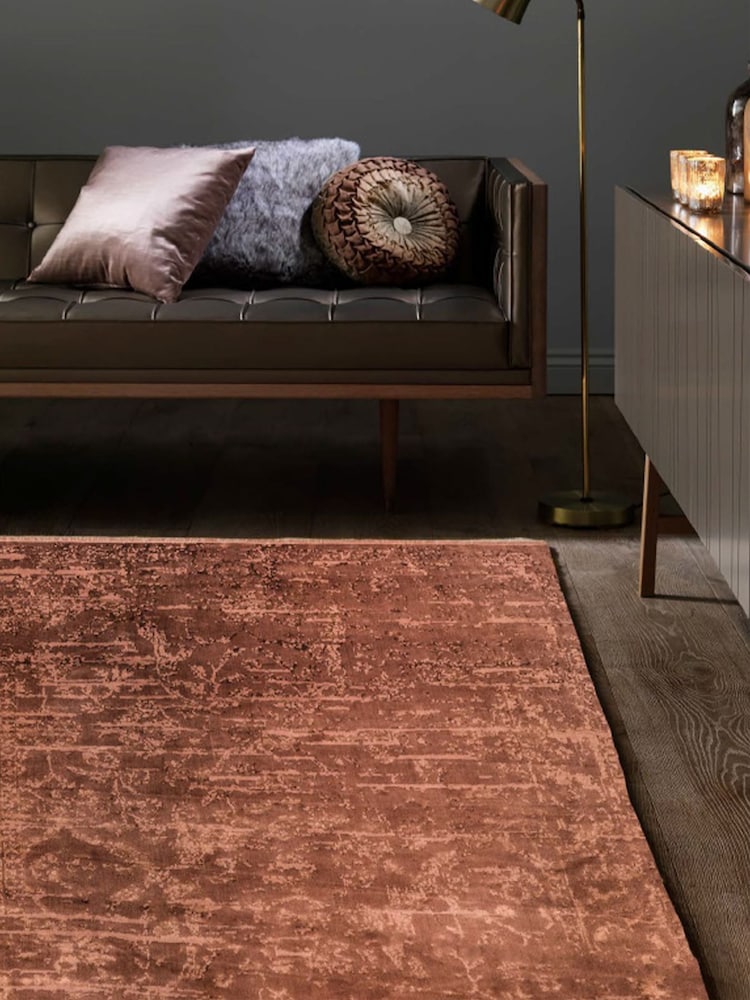 Asiatic Rugs Orange Zehraya Rust Washable Rug - Image 1 of 4