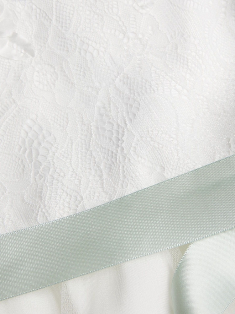Monsoon Natural Baby Freya Lace Bridesmaid Dress - Image 3 of 3