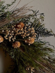 Nkuku Set of 3 Natural & Moss Kalira Baubles - Image 2 of 4