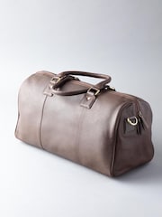 Lakeland Leather Brown Medium Discoverer Leather Holdall - Image 1 of 7