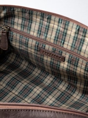 Lakeland Leather Brown Medium Discoverer Leather Holdall - Image 5 of 7