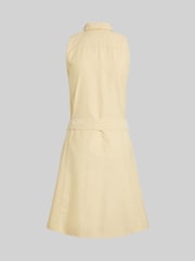 Polo Ralph Lauren Yellow Oxford Cotton Sleeveless Embroidered Logo Dress - Image 2 of 2