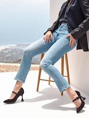 Vionic Collette Mary Janes Suede Black Shoes - Image 2 of 10