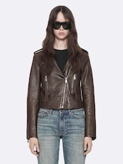 AllSaints Errie Biker Jacket - Imagen 1 de 8