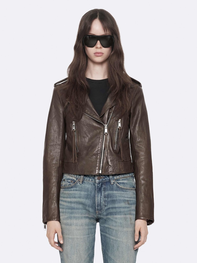 AllSaints Errie Biker Jacket - Imagen 1 de 8 AllSaints Errie Biker Jacket - Imagen 1 de 8