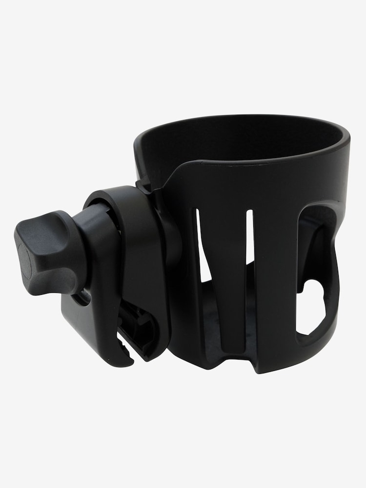 JoJo Maman Bébé Black Adjustable Stroller Bottle Holder - Image 2 of 3