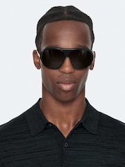 AllSaints Beton Long Sleeve Polo Shirt - 8суретінің 2 суреті