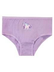 Harry Bear Unterhosen mit Einhorn aus 100 % Baumwolle für Mädchen im 5er-Pack - Bild 3 von 5