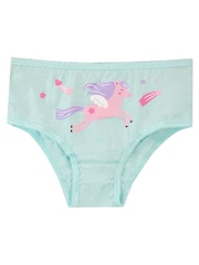 Harry Bear Unterhosen mit Einhorn aus 100 % Baumwolle für Mädchen im 5er-Pack - Bild 4 von 5