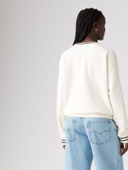 Levi's® Egret Graphic Heritage Sport Crewneck 100% Cotton Sweatshirt - Image 2 of 5