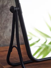 Black Rectangle Dressing Table Vanity Mirror - Image 2 of 3