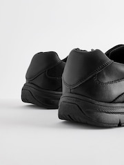 Black Standard Fit Apron Lace Up Shoes - Image 4 of 6