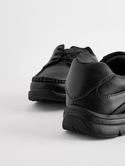 Negro - Corte ancho - Zapatos con cordones y costura en el borde - Imagen 5 de 6